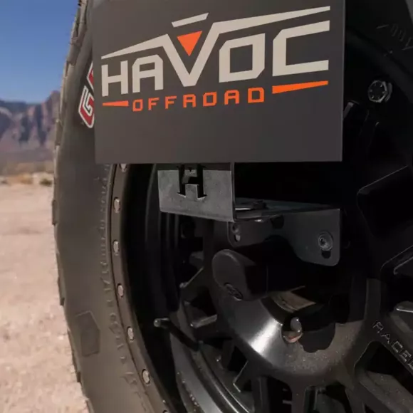 Havoc Rear License Plate Tag Relocation Bracket, 21-24 Ford Bronco HFB-05-001